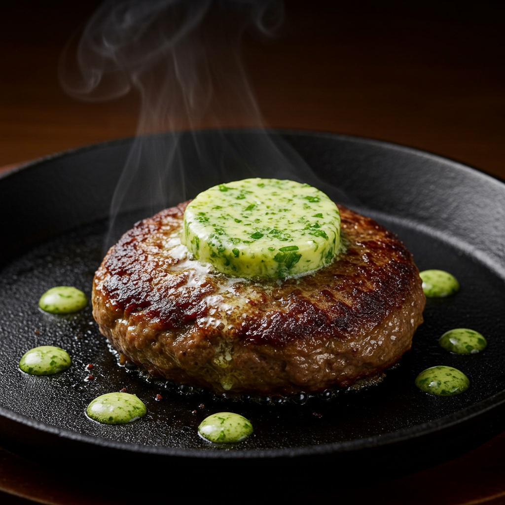 14. Garlic Butter Hamburger Steak
