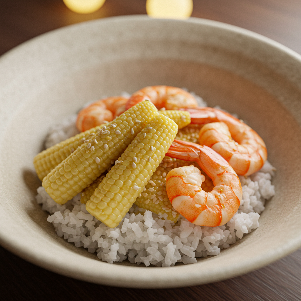 14. Gentle Seafood and Rice Bowl