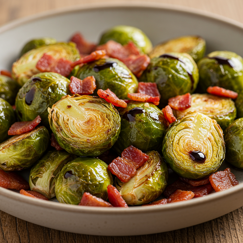 14. Roasted Brussels Sprouts with Bacon