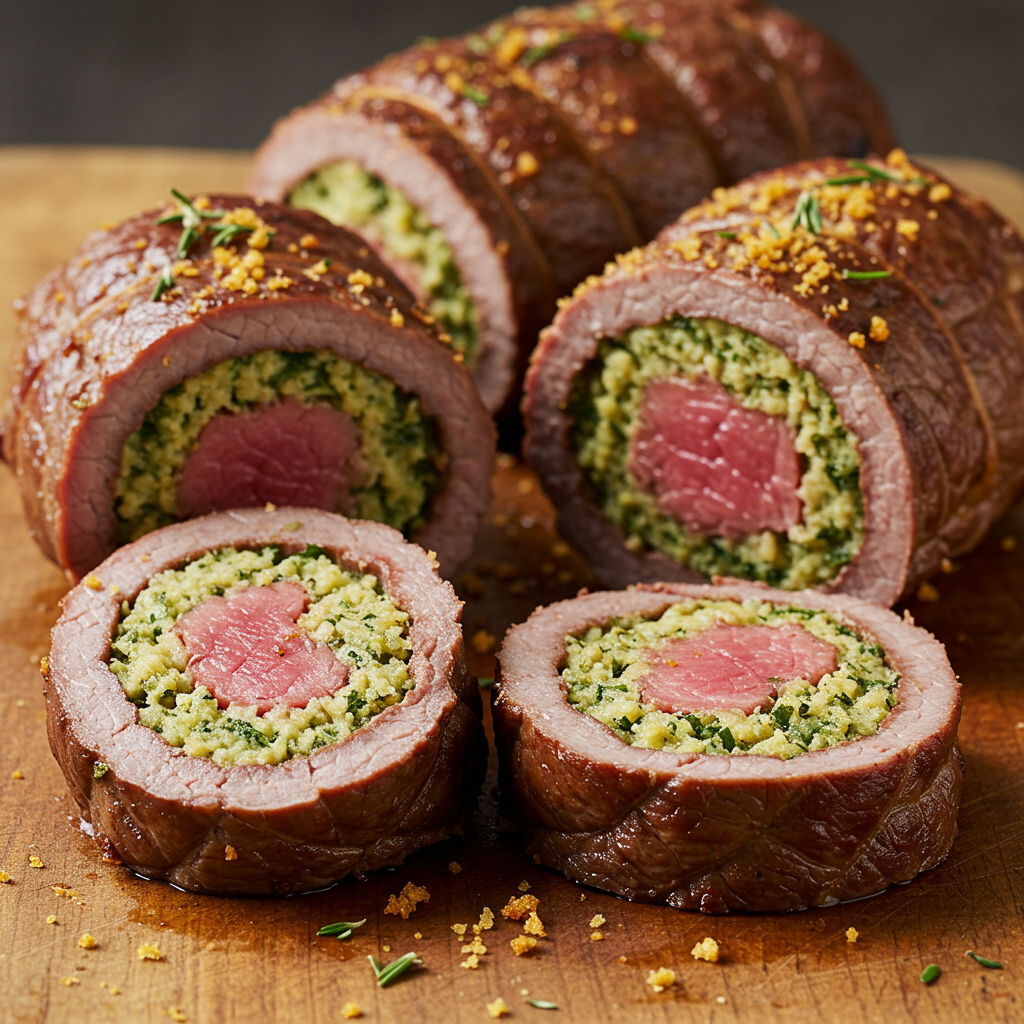 14. Round Steak Roulades