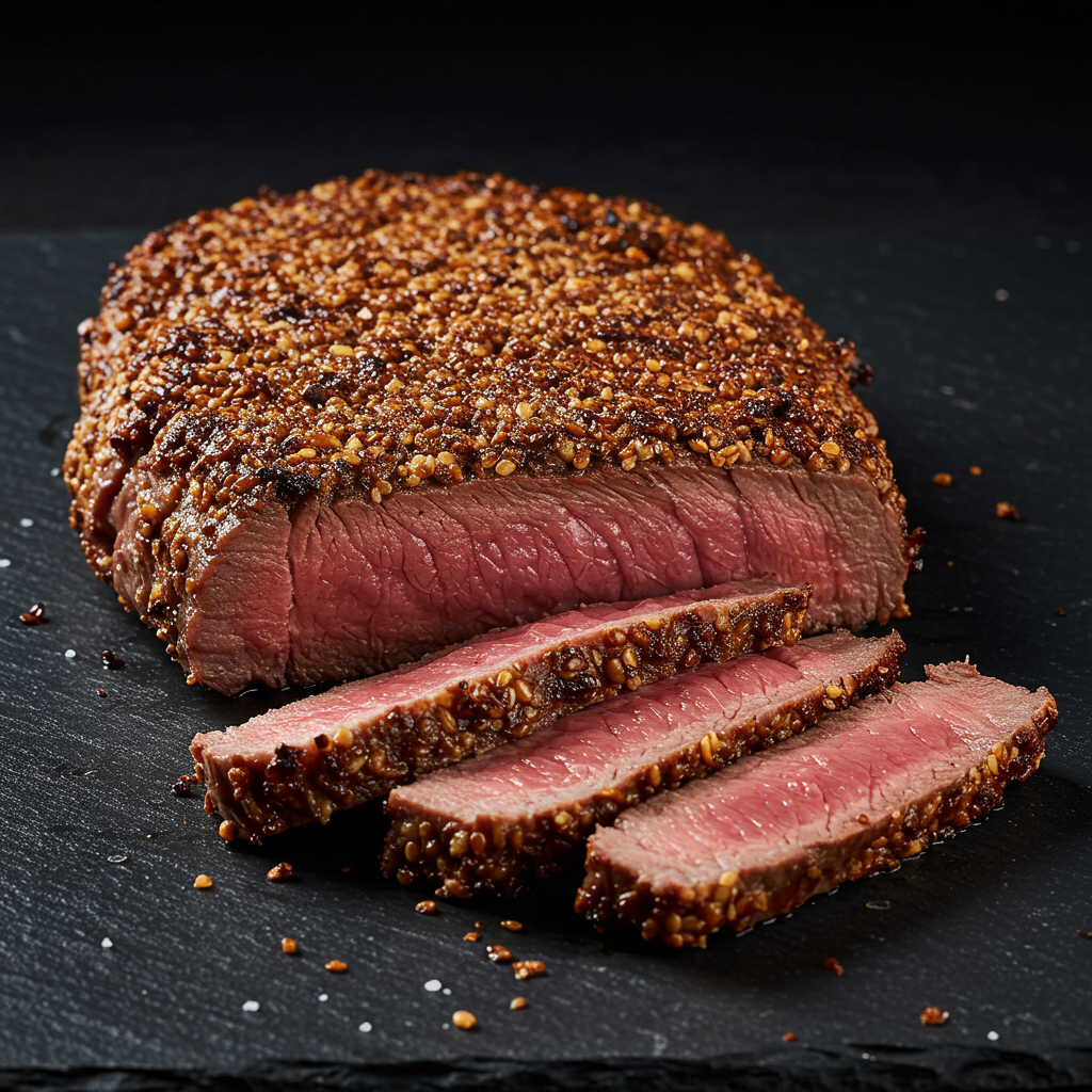14. Sesame-Crusted Steak