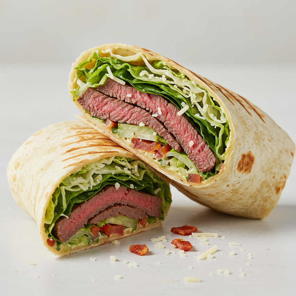14. Steak Caesar Wraps