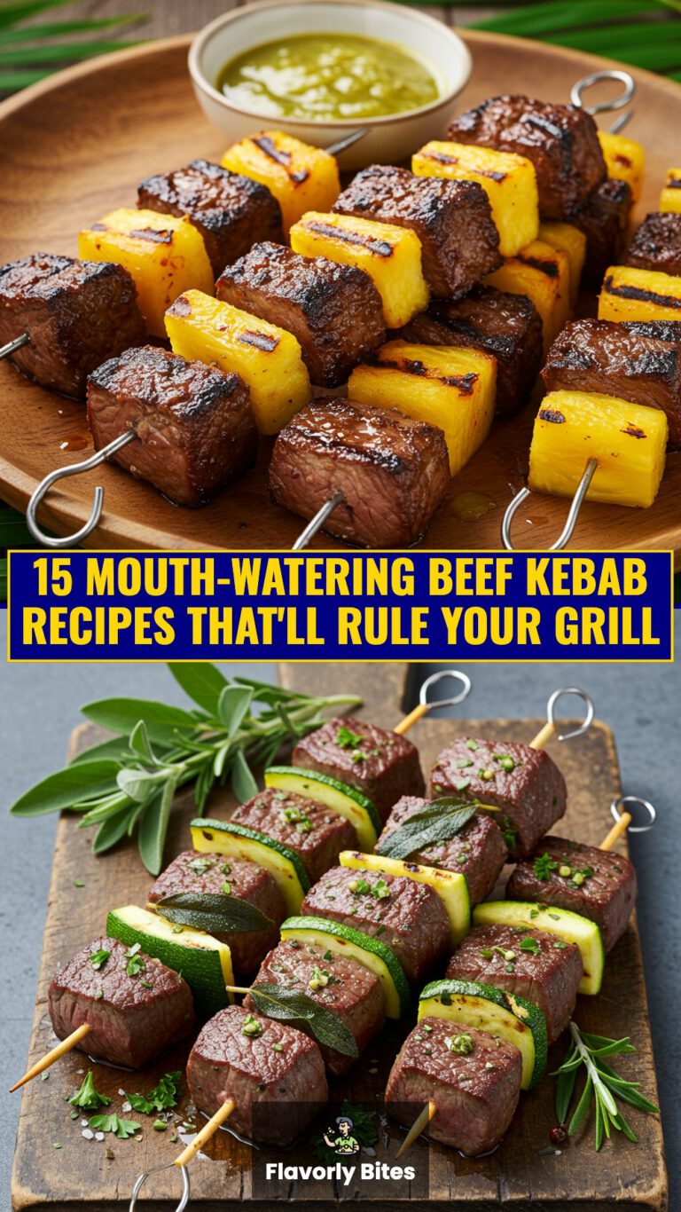 15 Mouth-Watering Beef Kebab Recipes That’ll Rule Your Grill