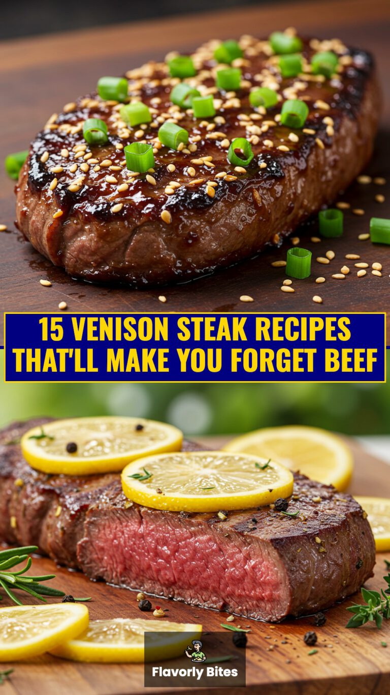 15 Mouth-Watering Venison Steak Recipes That’ll Make You Forget Beef