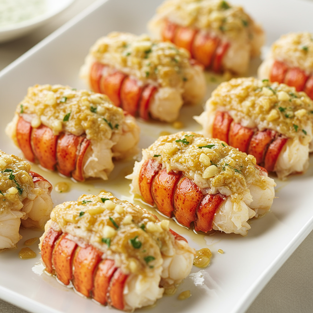 15. Broiled Lobster Tail Medallions