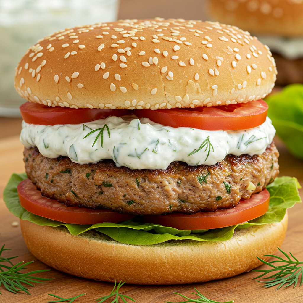 15. Greek Turkey Burgers