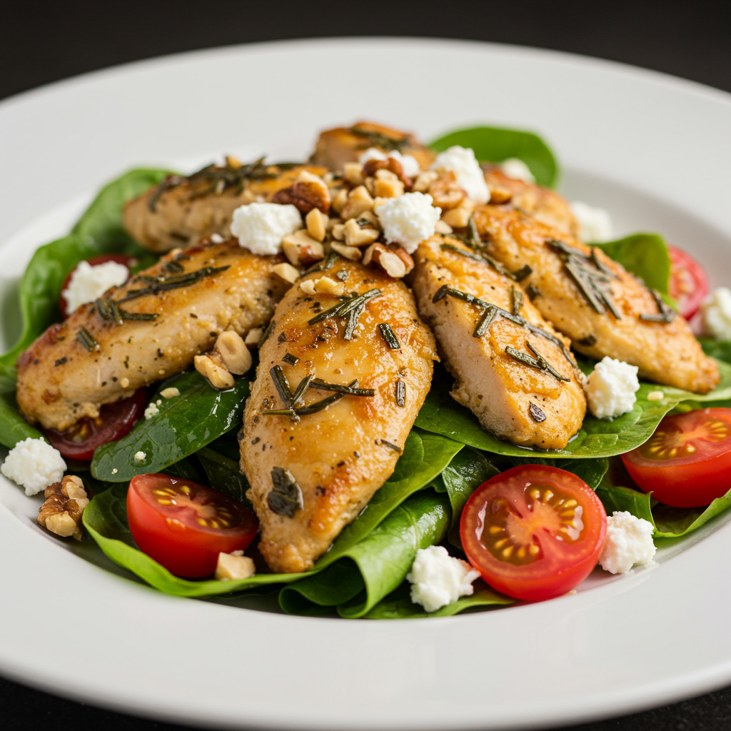 15. Lemon Herb Baked Chicken Salad