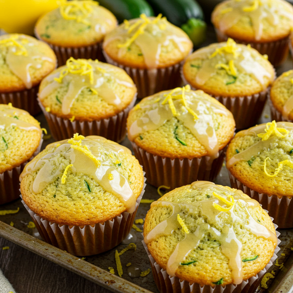 15. Lemon Zucchini Muffins