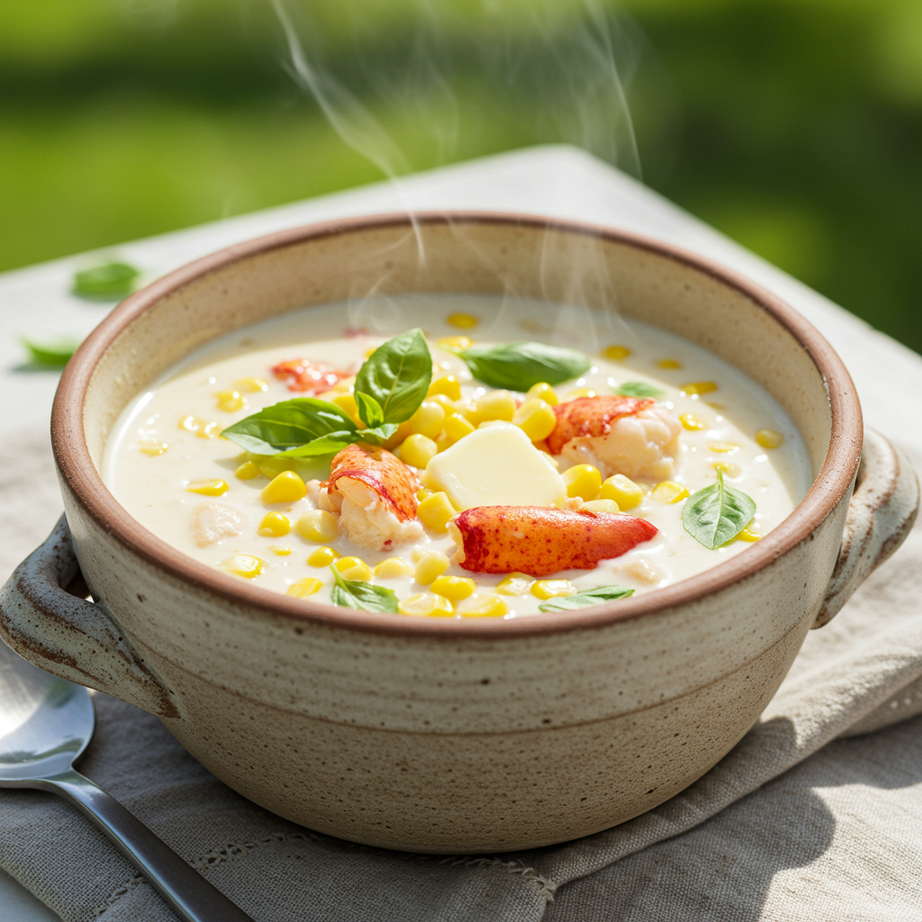 15. Lobster and Corn Chowder