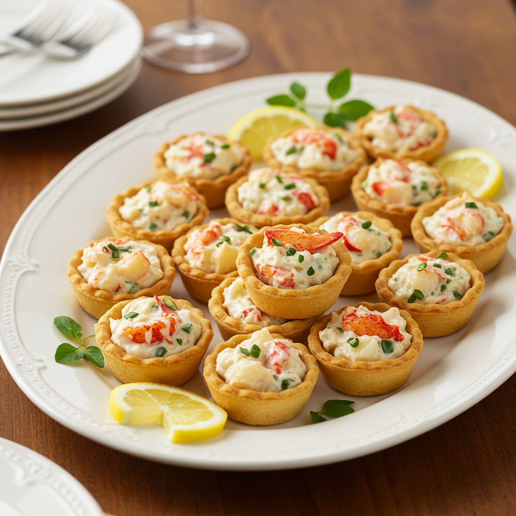 15. Mini Lobster Newburg Tarts