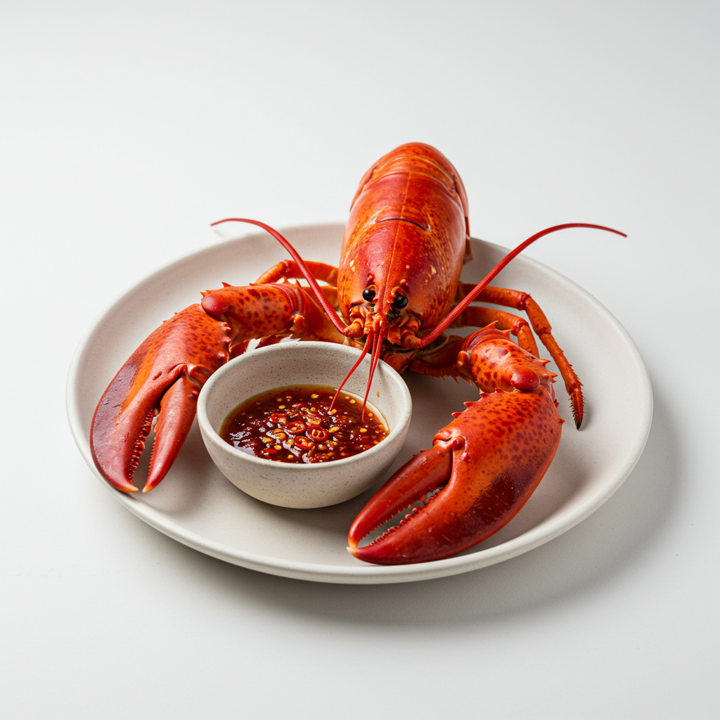 15. Simple Steamed Lobster with Gochujang Vinaigrette