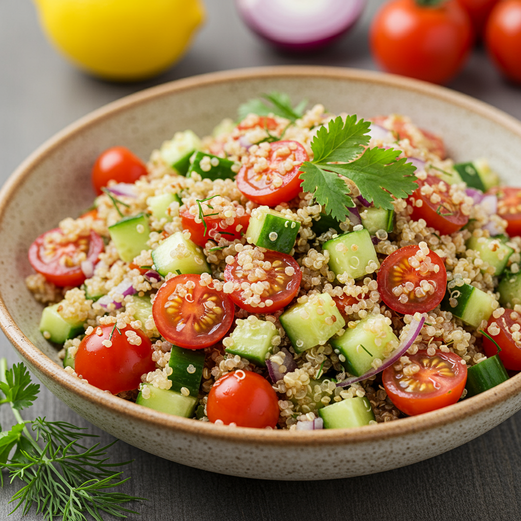 15. Warm Quinoa Salad