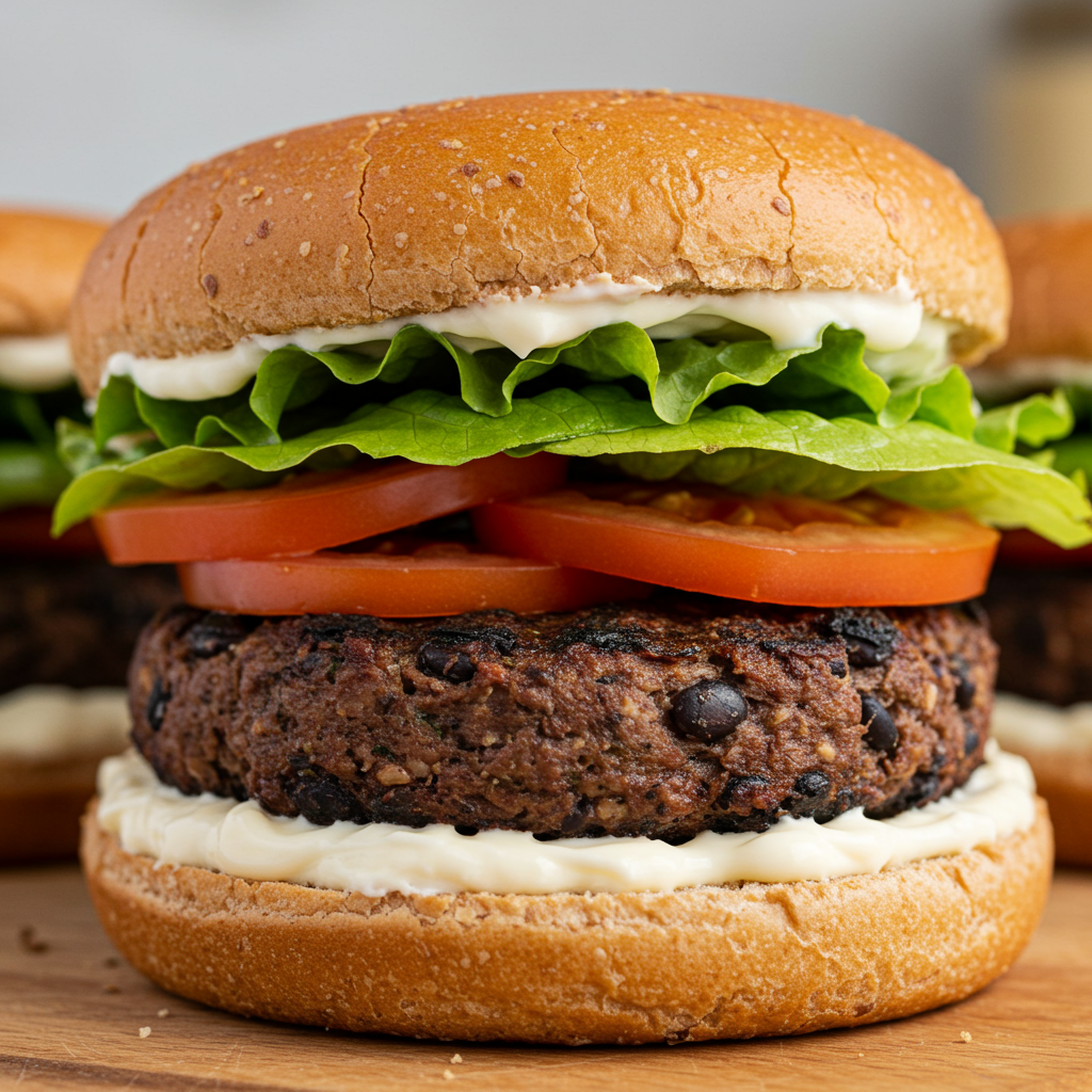 16. Black Bean Burgers