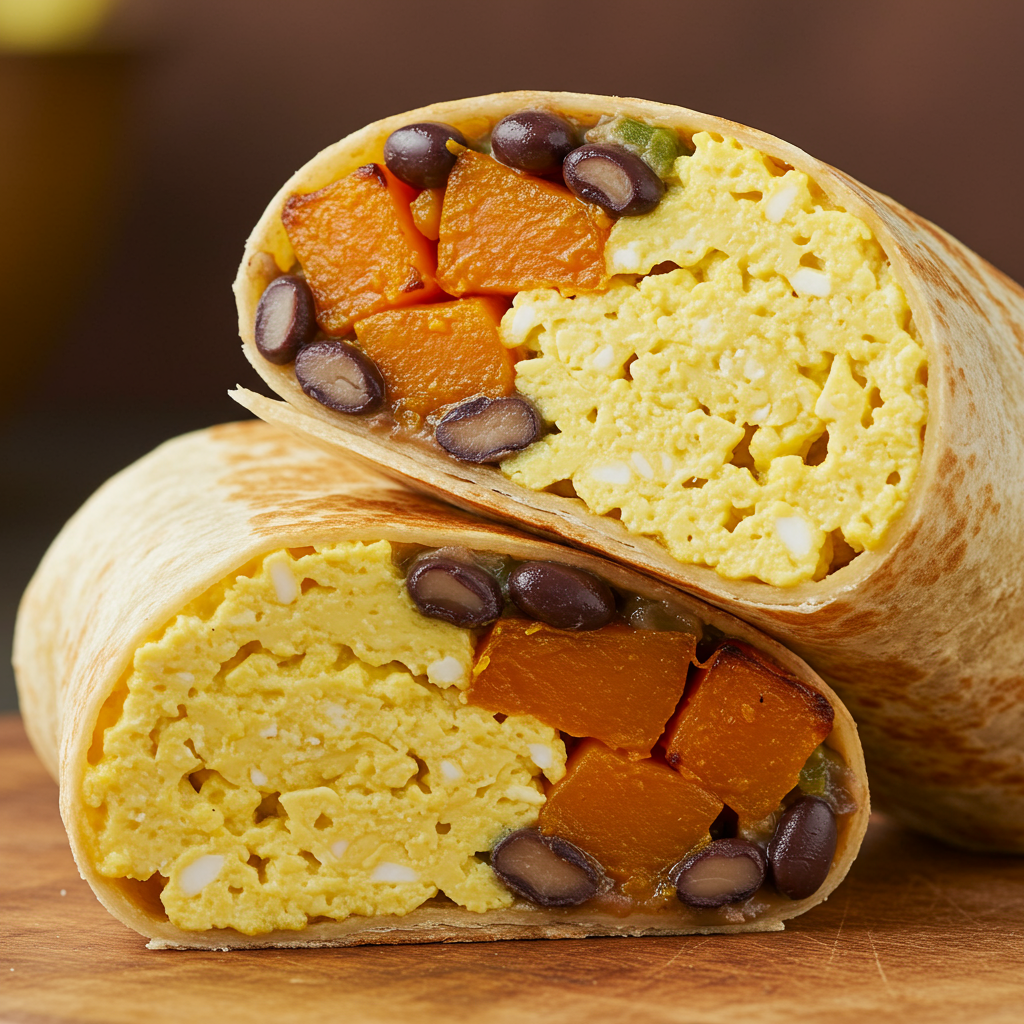 16. Butternut Squash Breakfast Burritos
