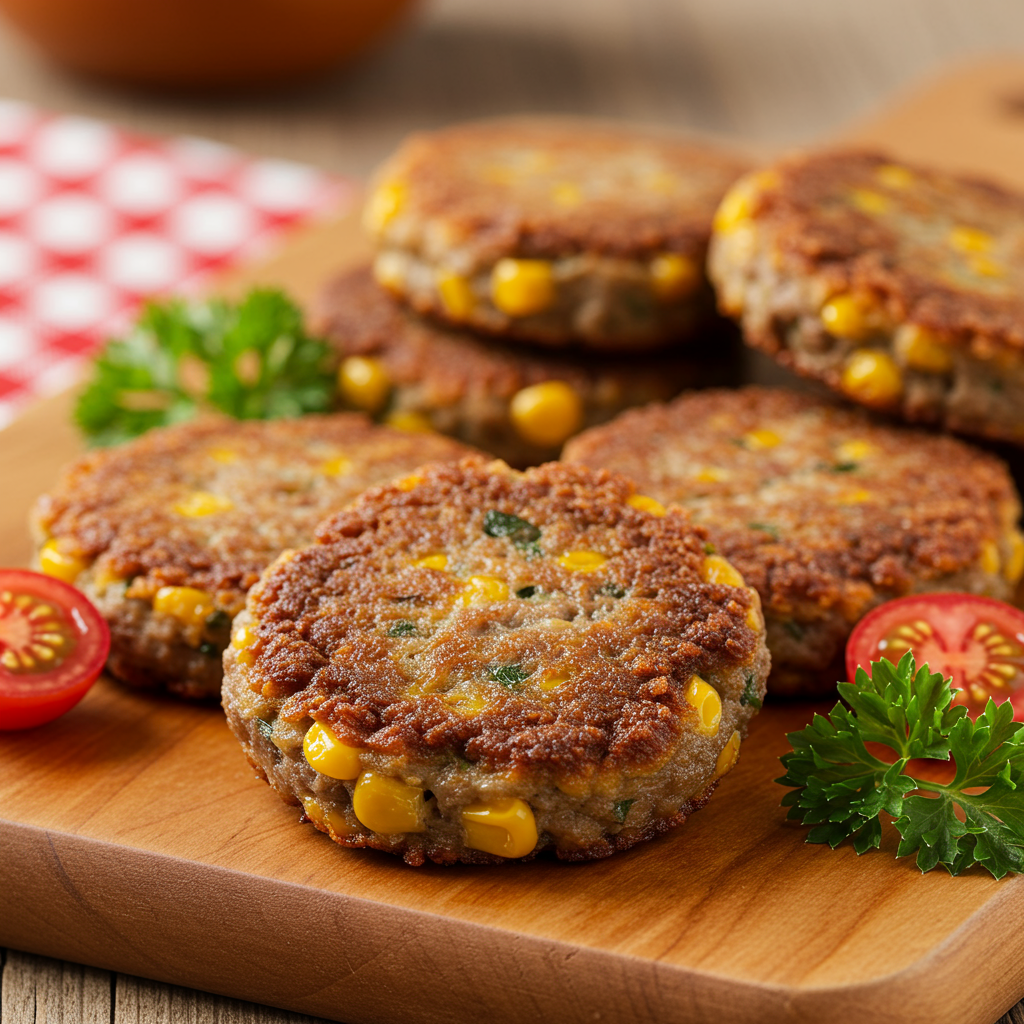 17. Beef and Sweet Corn Fritters