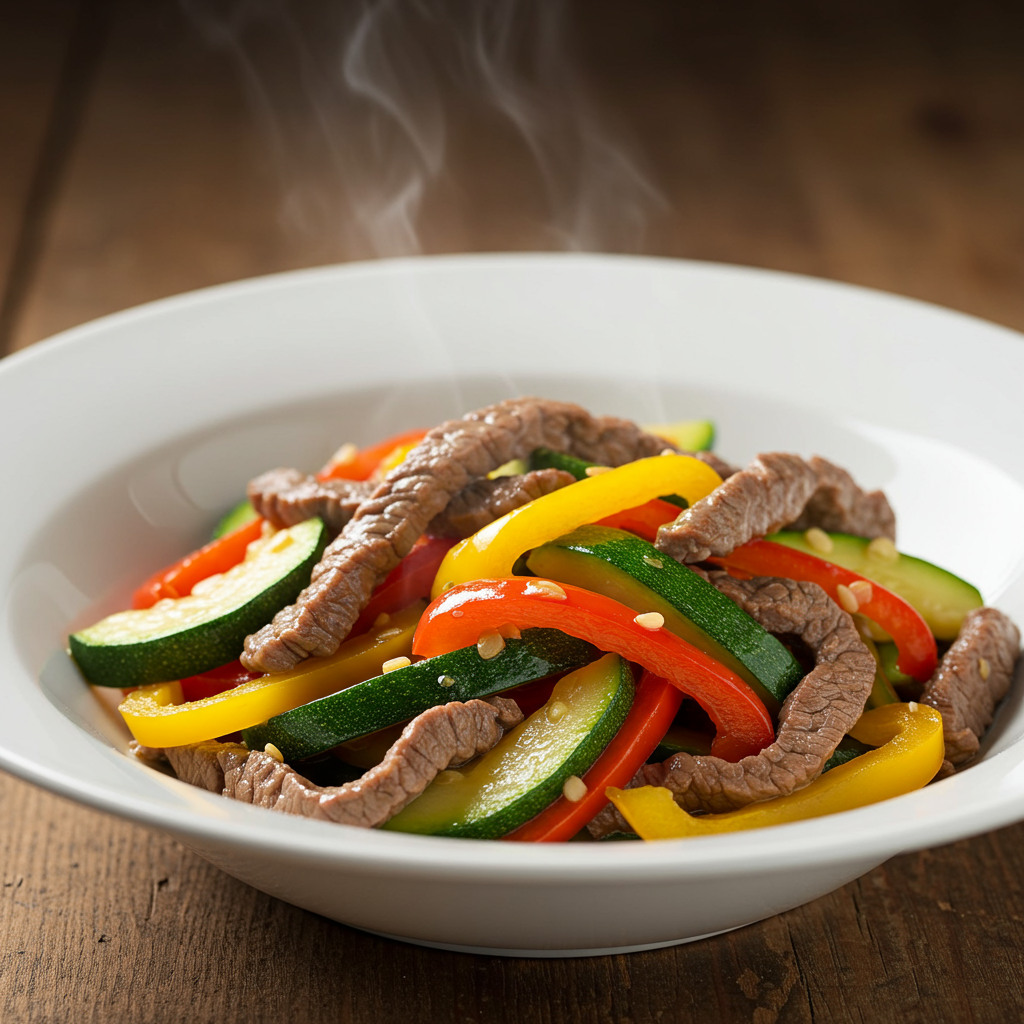 17. Gentle Beef and Vegetable Stir-Fry
