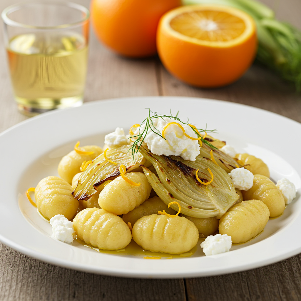 17. Gnocchi with Caramelized Fennel and Orange