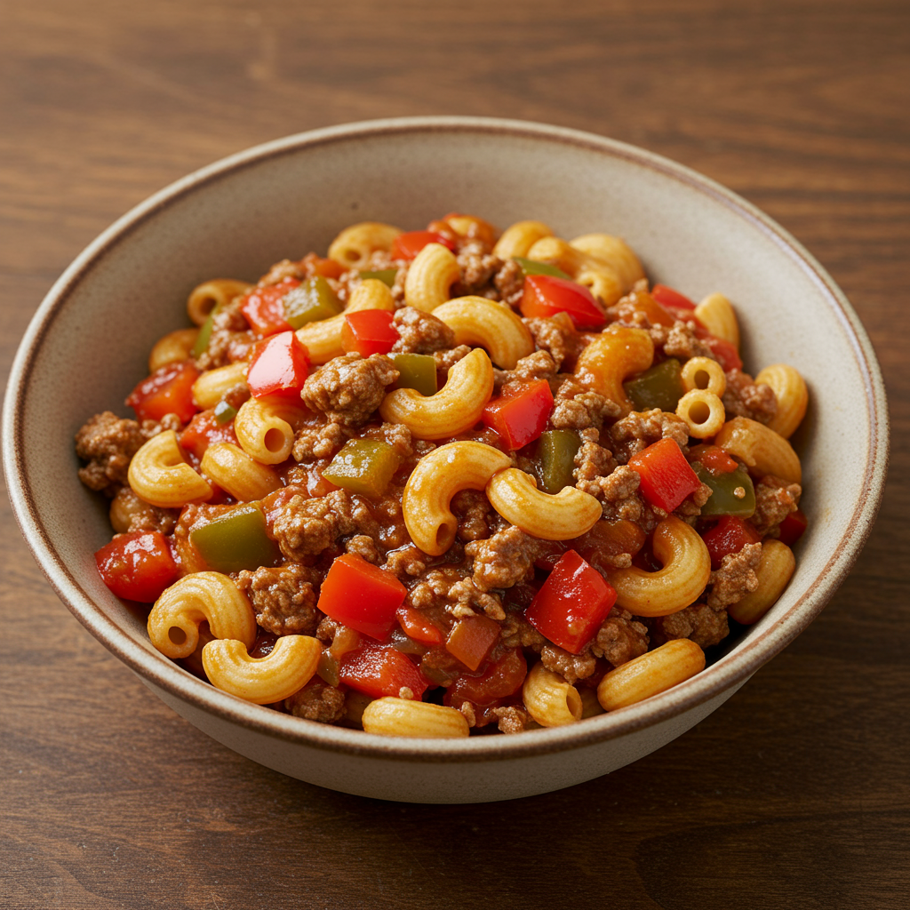 17. Goulash with Bell Peppers