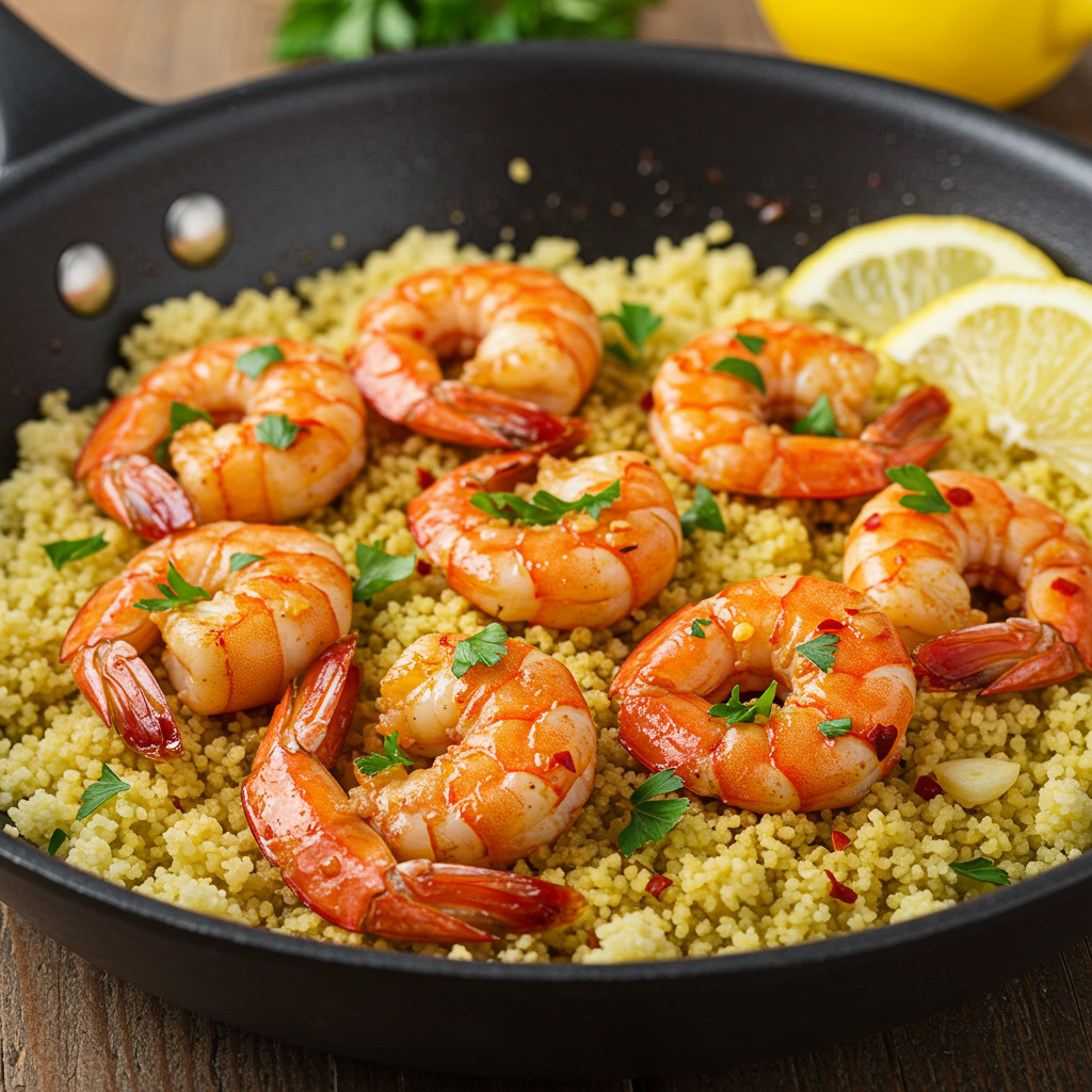 17. Spicy Shrimp with Couscous