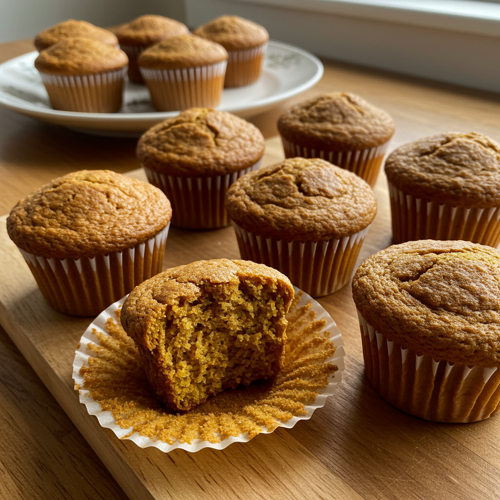 17. Two-Ingredient Pumpkin Muffins