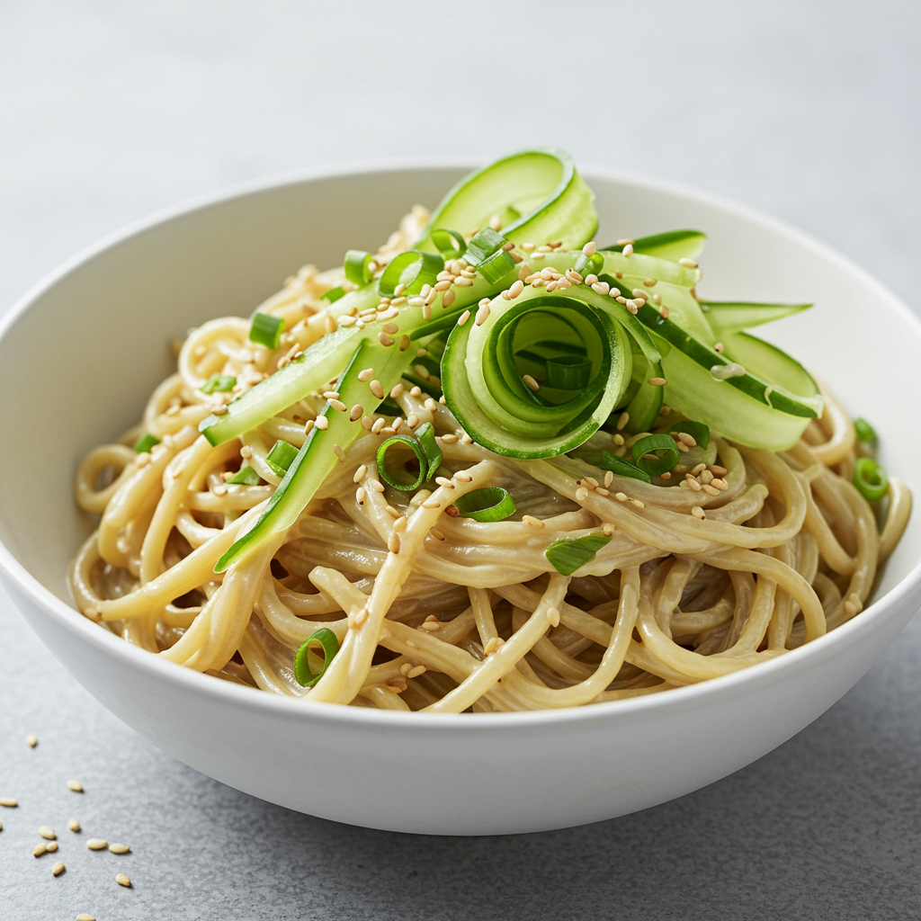 18. Cold Sesame Noodles with Cucumber