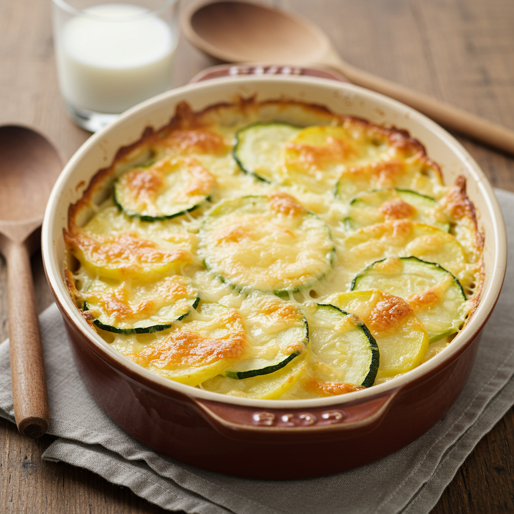 18. Zucchini and Potato Casserole