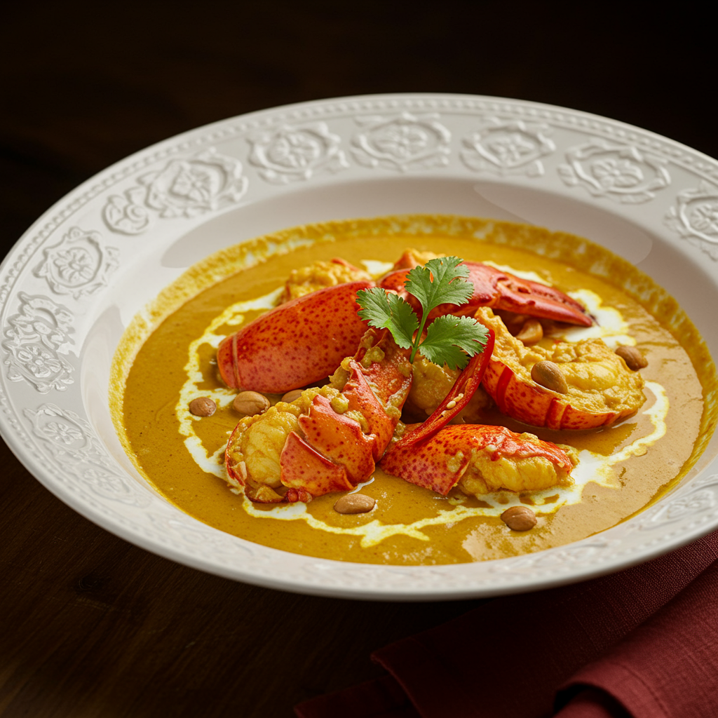 19. Creamy Lobster Curry with Cashews