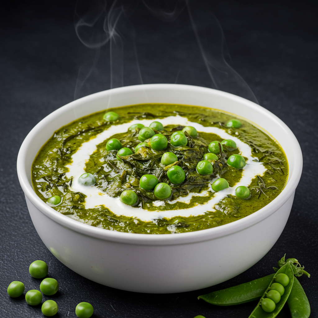 19. Methi Malai Matar (Fenugreek Peas in Cream)