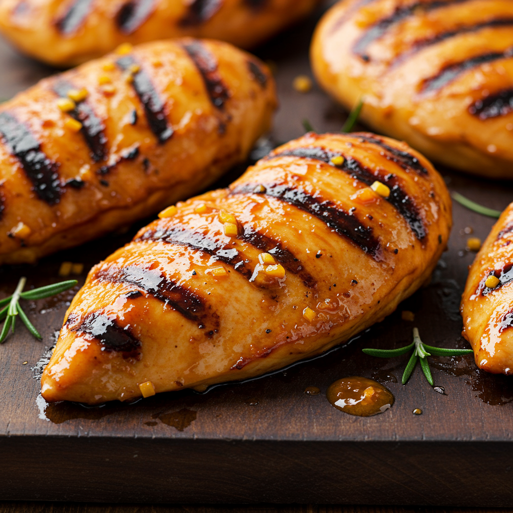 19. Orange Ginger Grilled Chicken