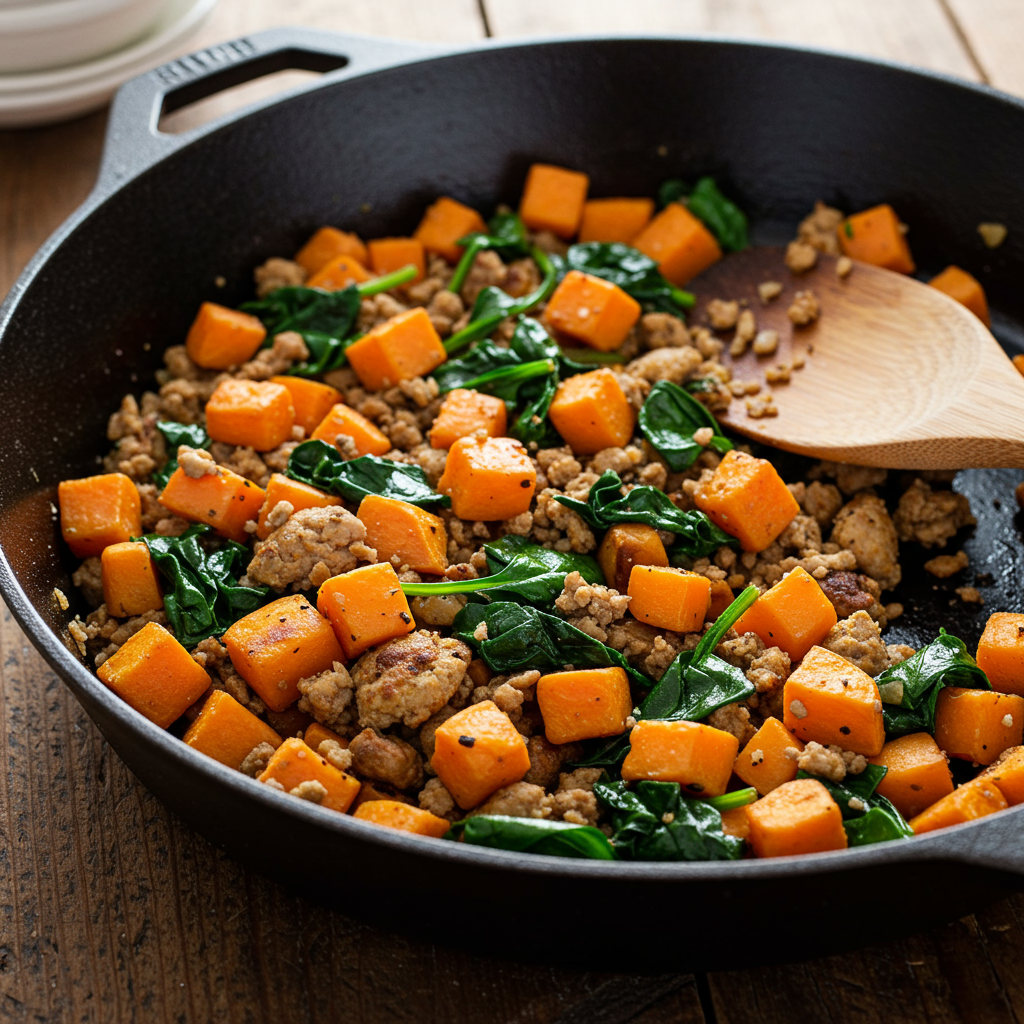 19. Turkey and Sweet Potato Hash