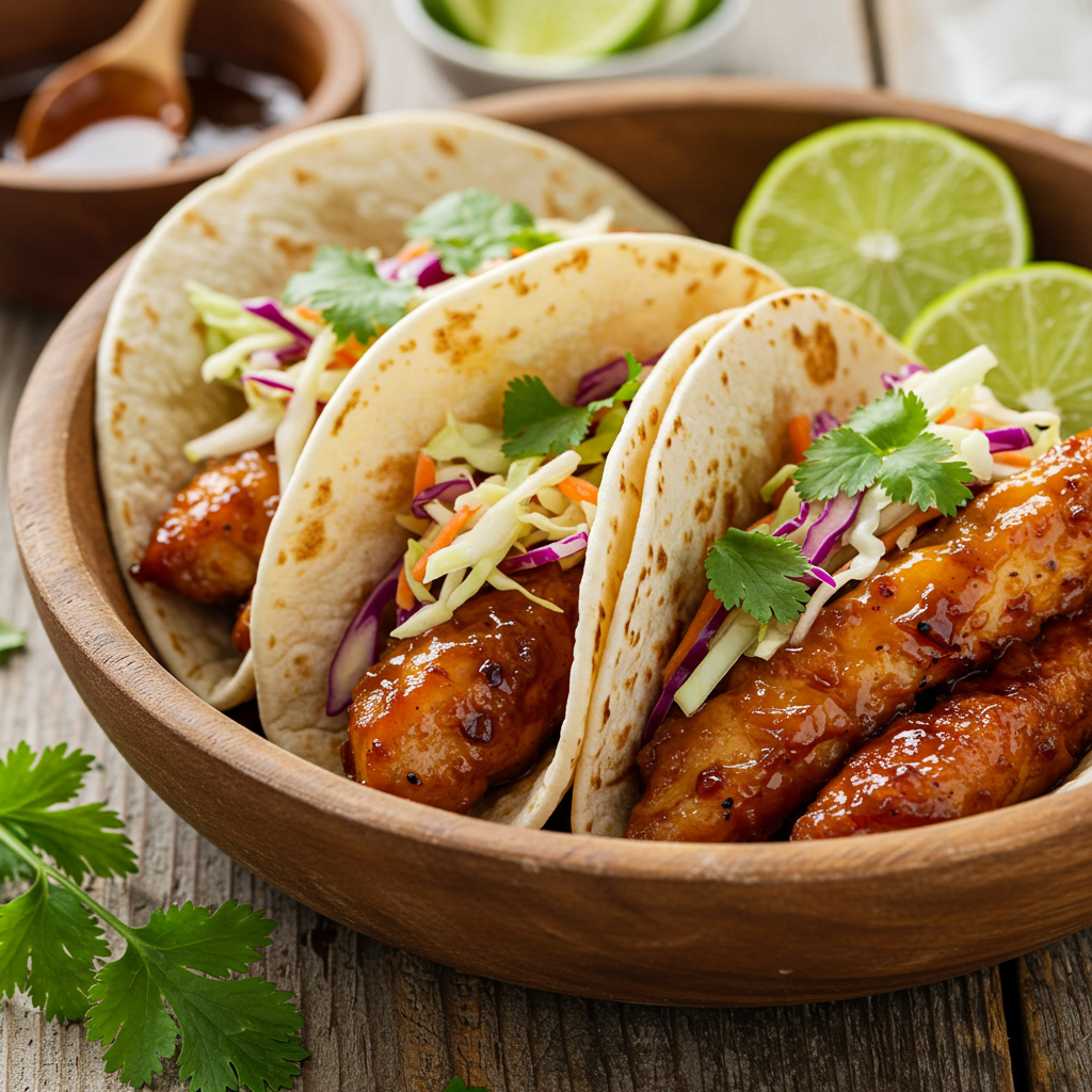 20. Honey Lime Chicken Tacos