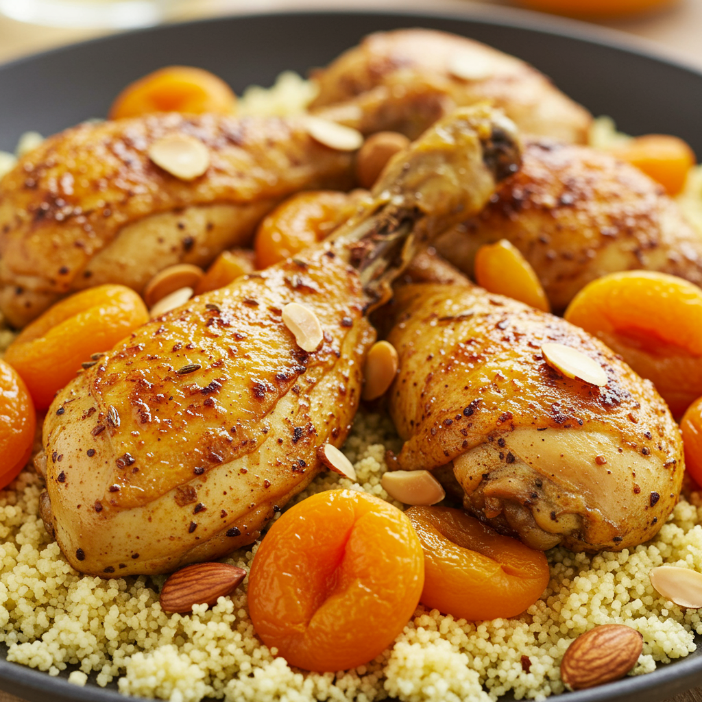 20. Moroccan-Spiced Chicken with Couscous