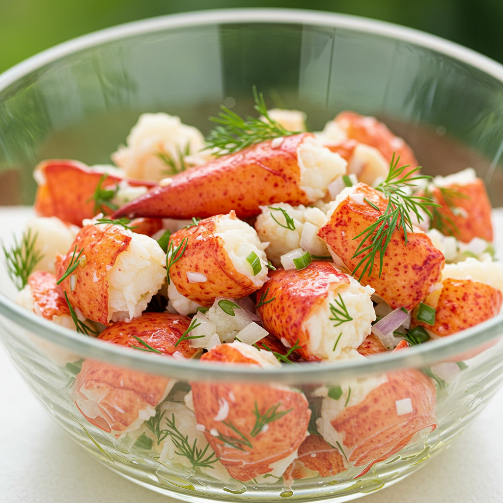 20. Simple Lobster Salad with Dill and Lemon