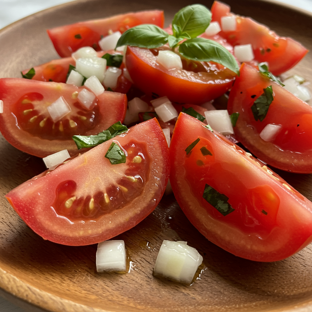 20. Simple Tomato and Onion Salad