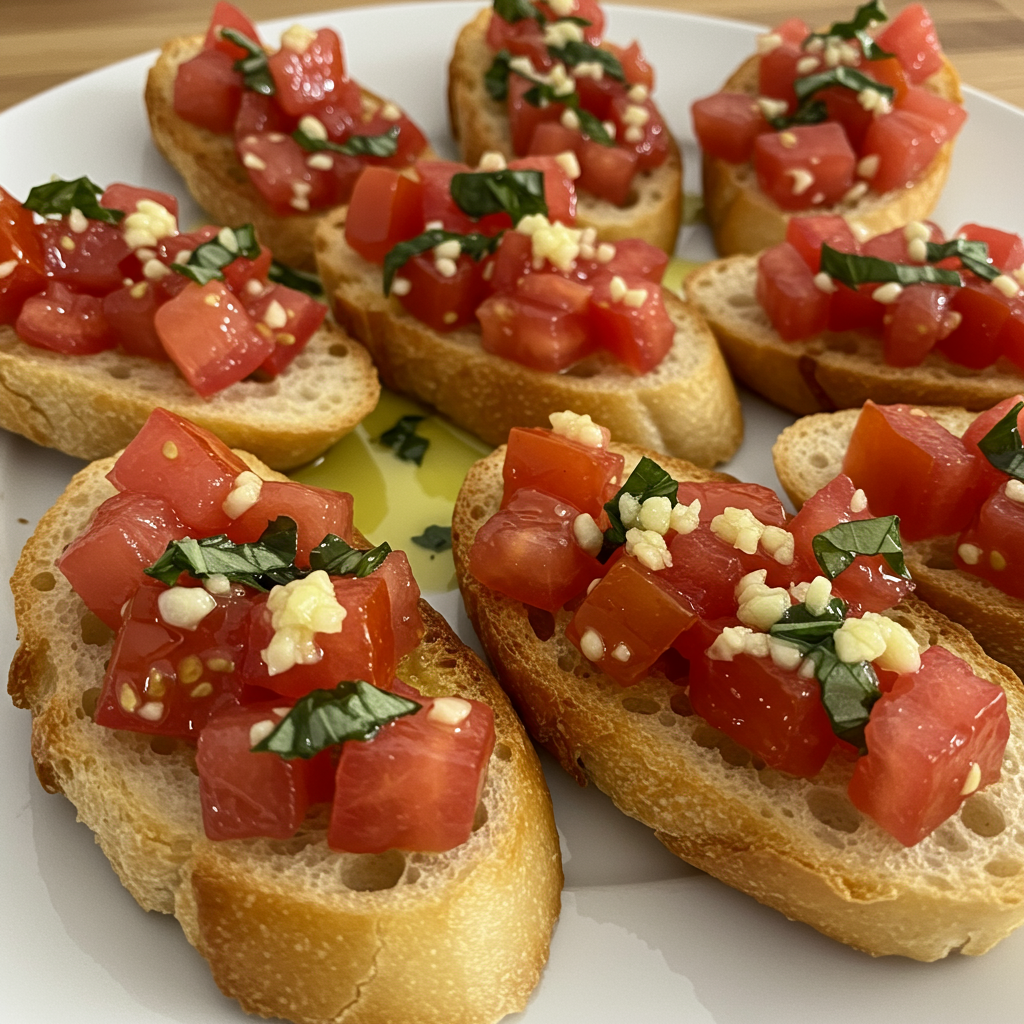 20. Simple Tomato Bruschetta