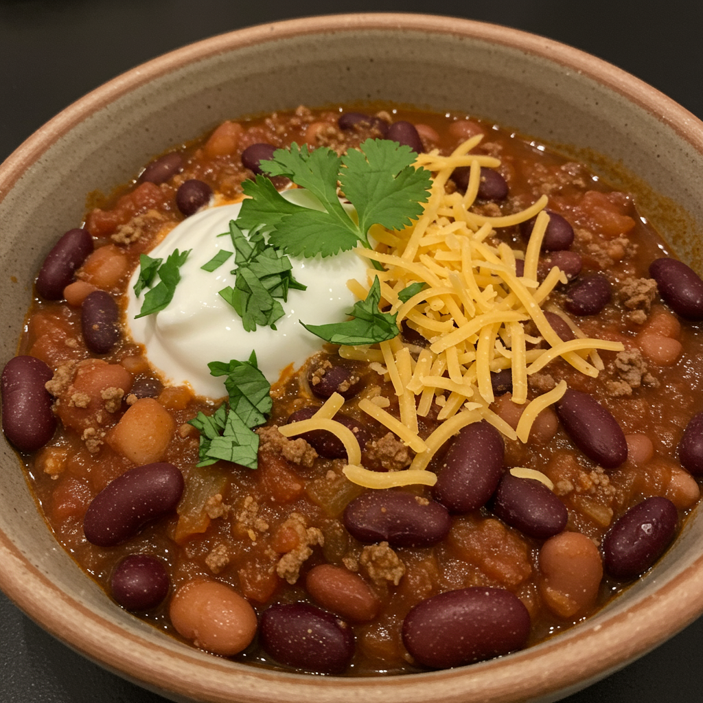20. Vegetarian Chili with Three Beans