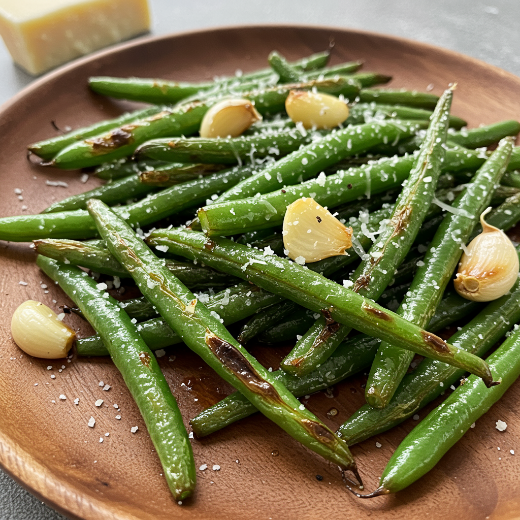 21. Garlic Roasted Green Beans
