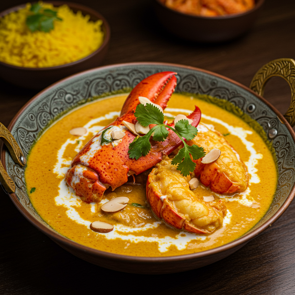 21. Lobster Korma (Nut-Free Option)
