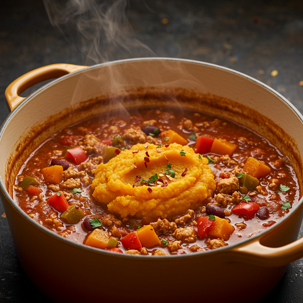 21. Pumpkin Chicken Chili