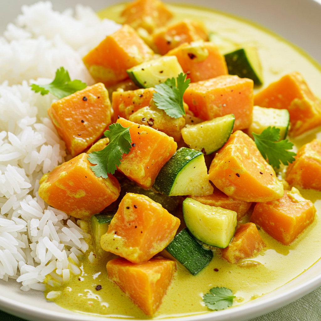 22. Gentle Vegetable Curry with Rice