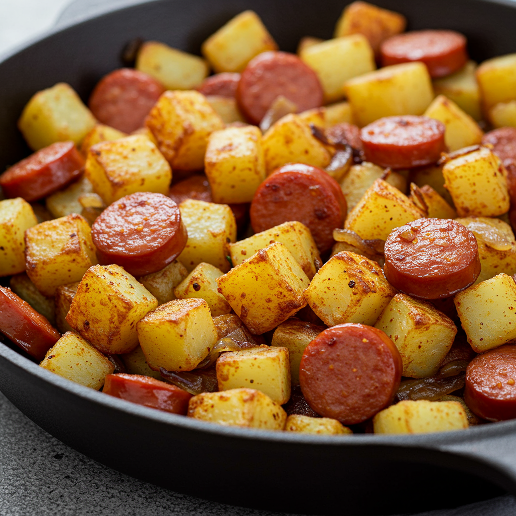 22. Kielbasa and Turnip Hash