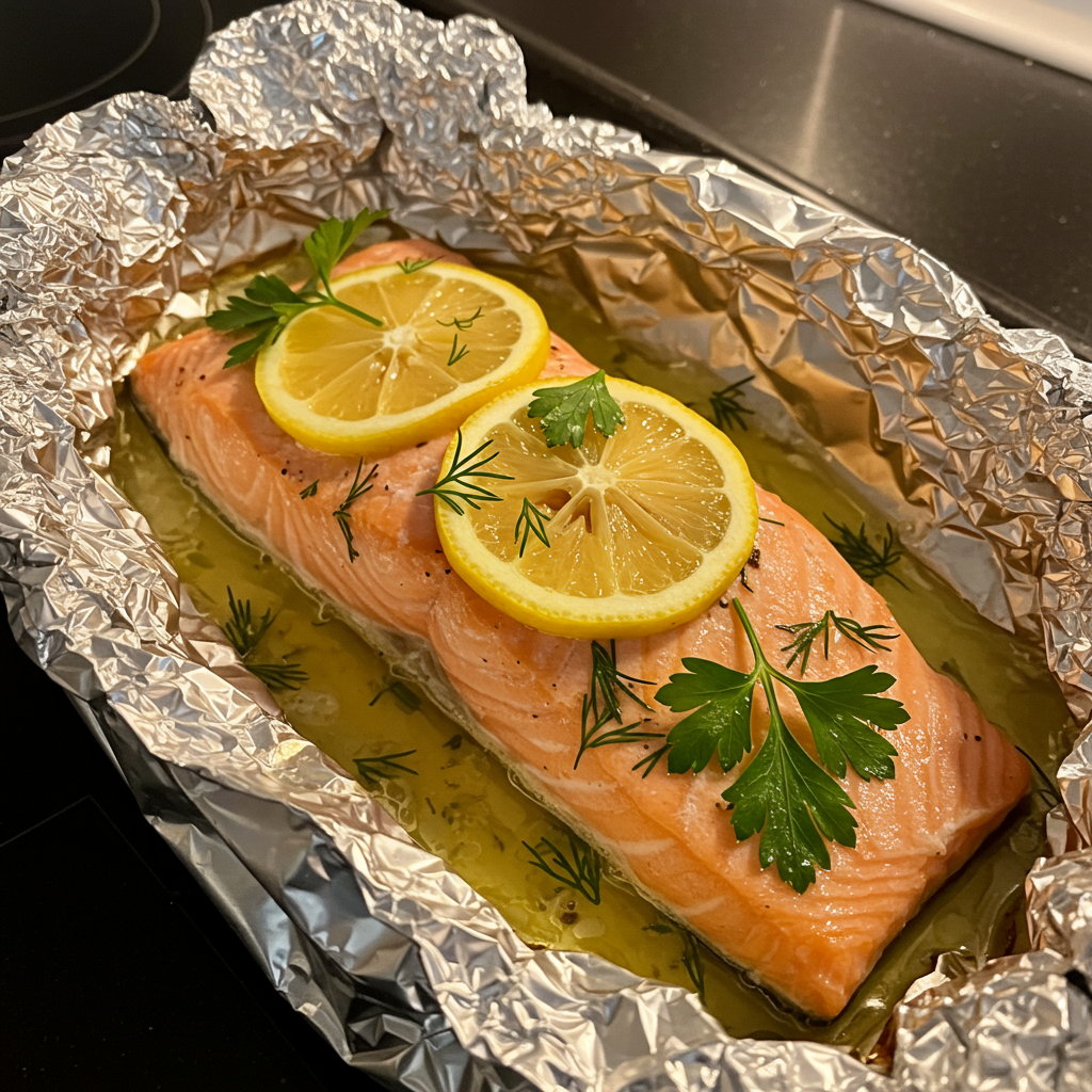 22. Lemon Herb Baked Salmon