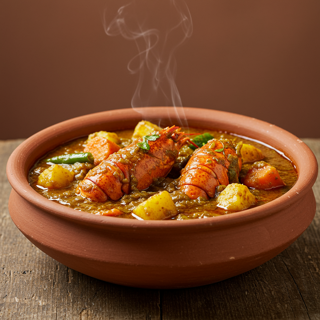 22. Lobster Dhansak (Lentil Curry)