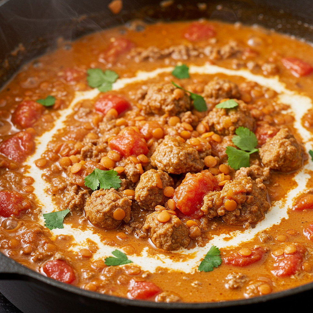 23. Beef and Lentil Curry