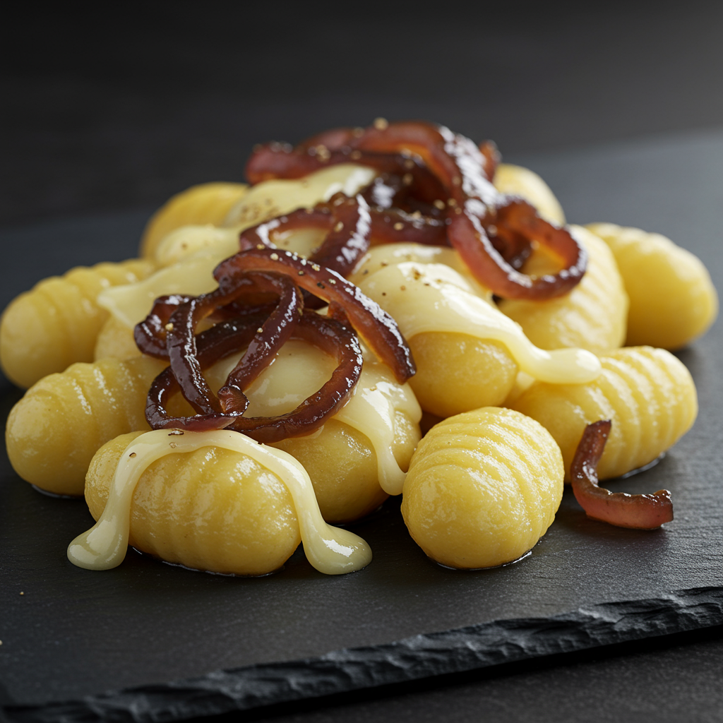 23. Gnocchi with Caramelized Onion and Gruyere
