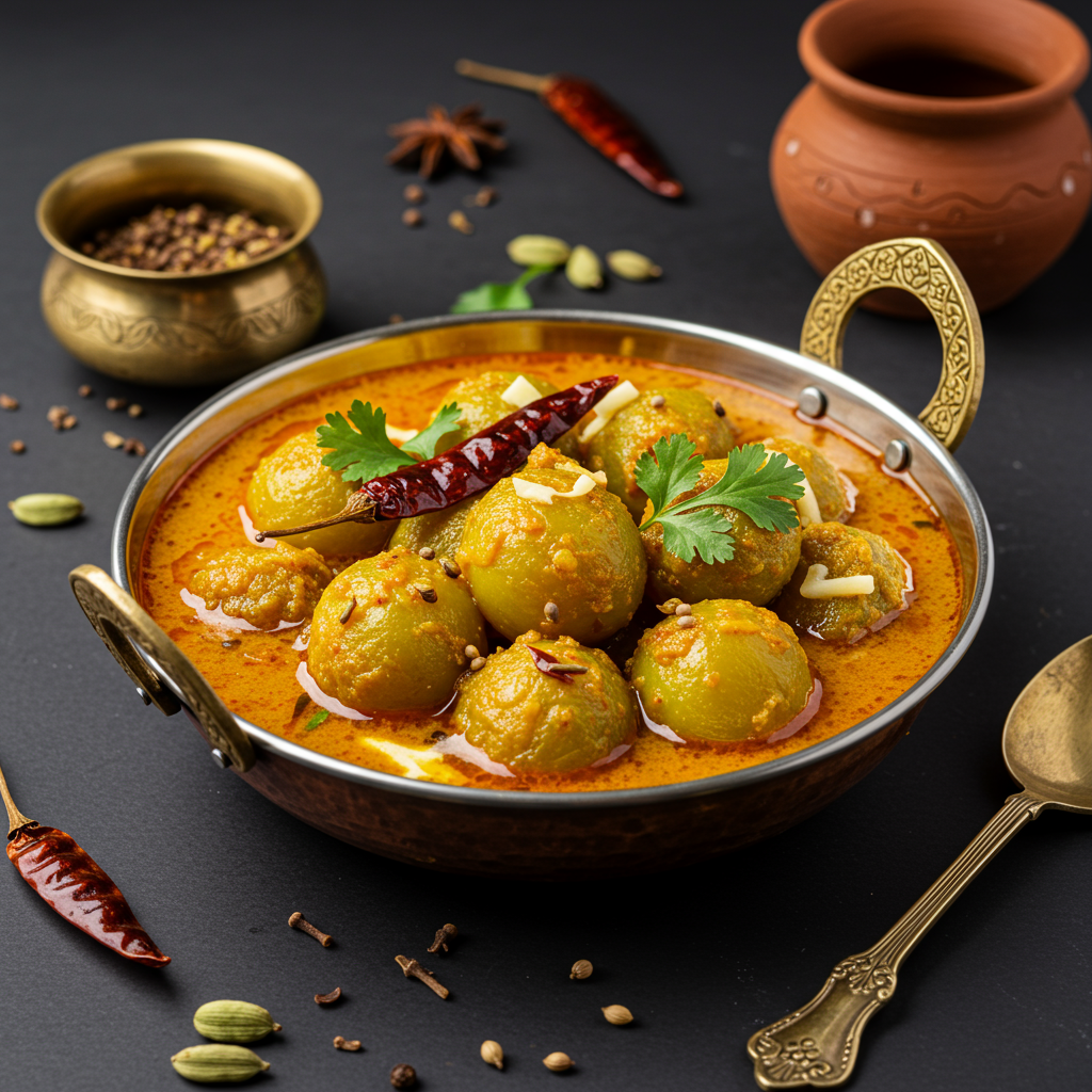 23. Tinda Masala (Apple Gourd Curry)