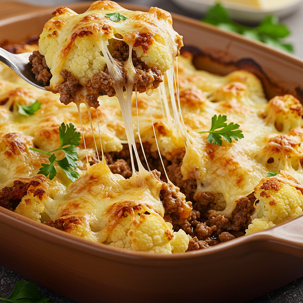 24. Beef and Cauliflower Bake