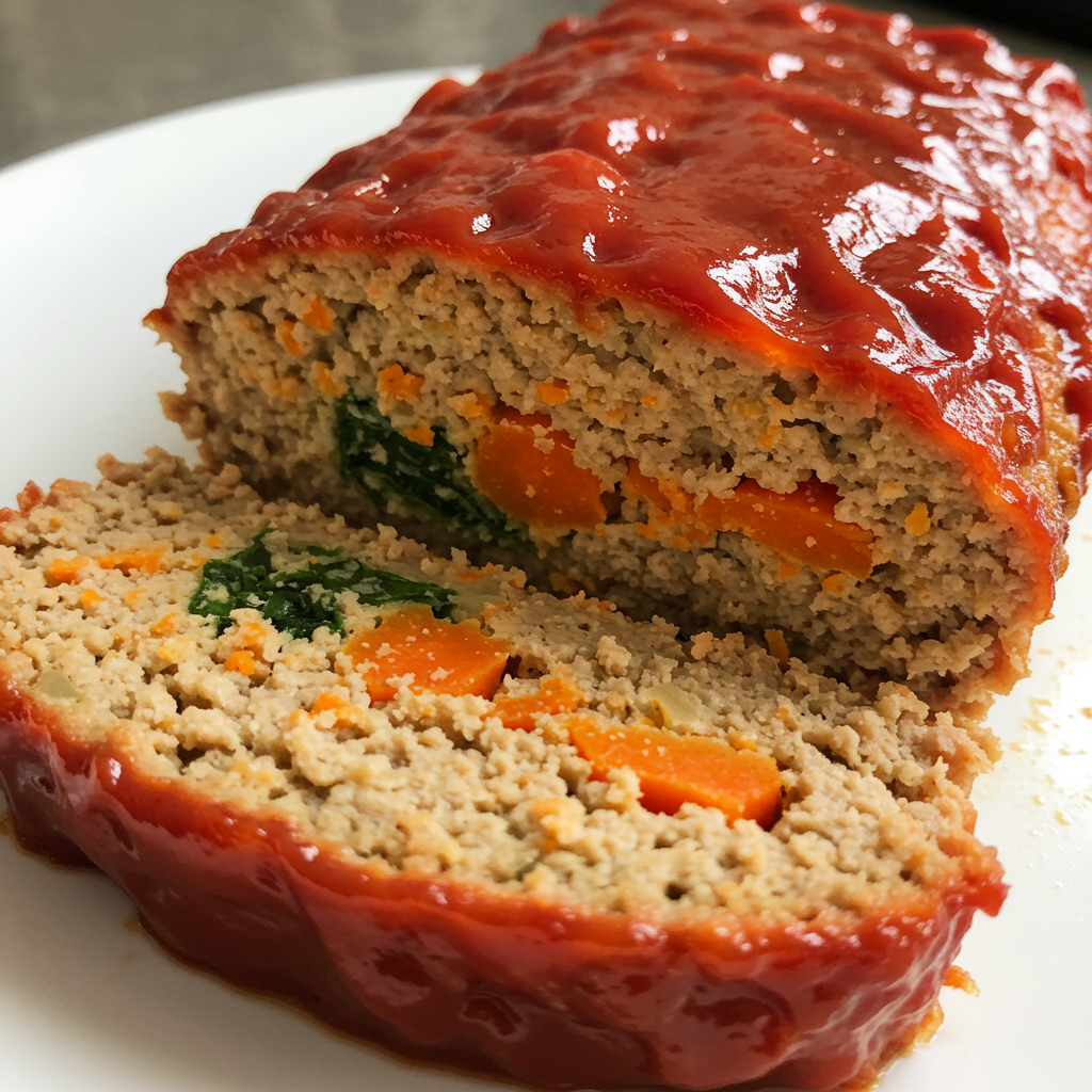 24. Turkey Meatloaf with Hidden Vegetables