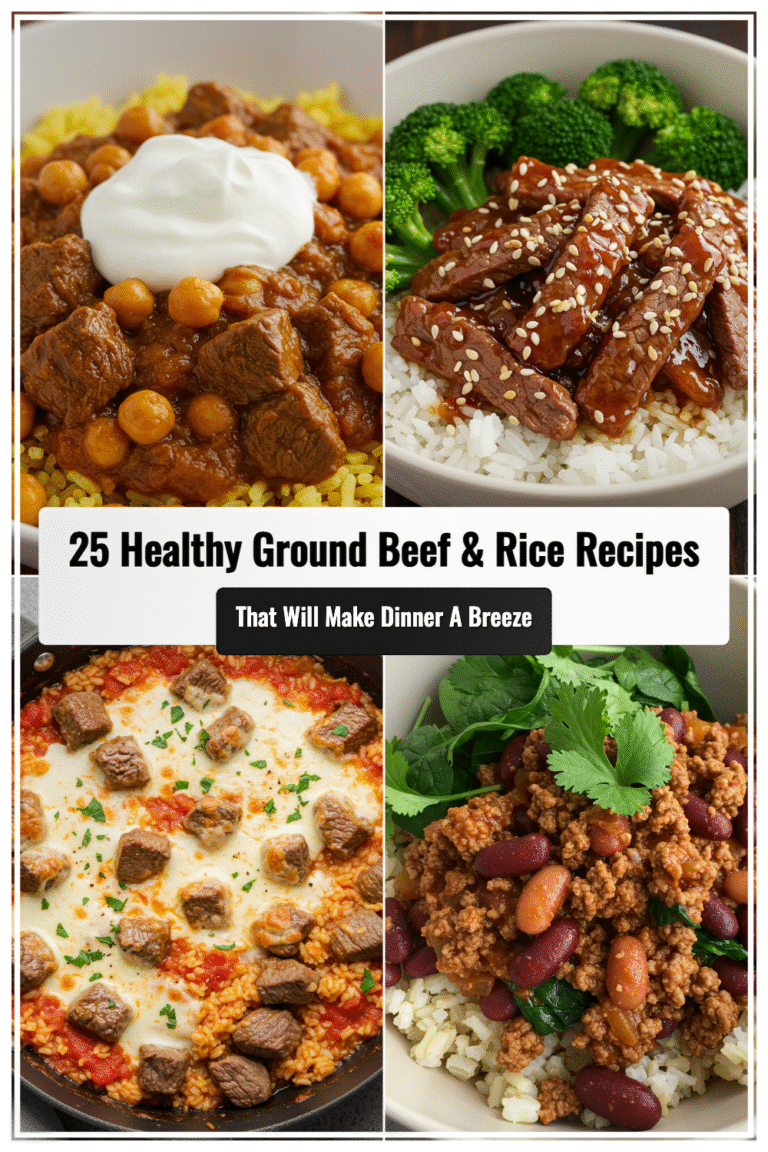 25 Healthy Ground Beef and Rice Recipes That’ll Make Dinner a Breeze