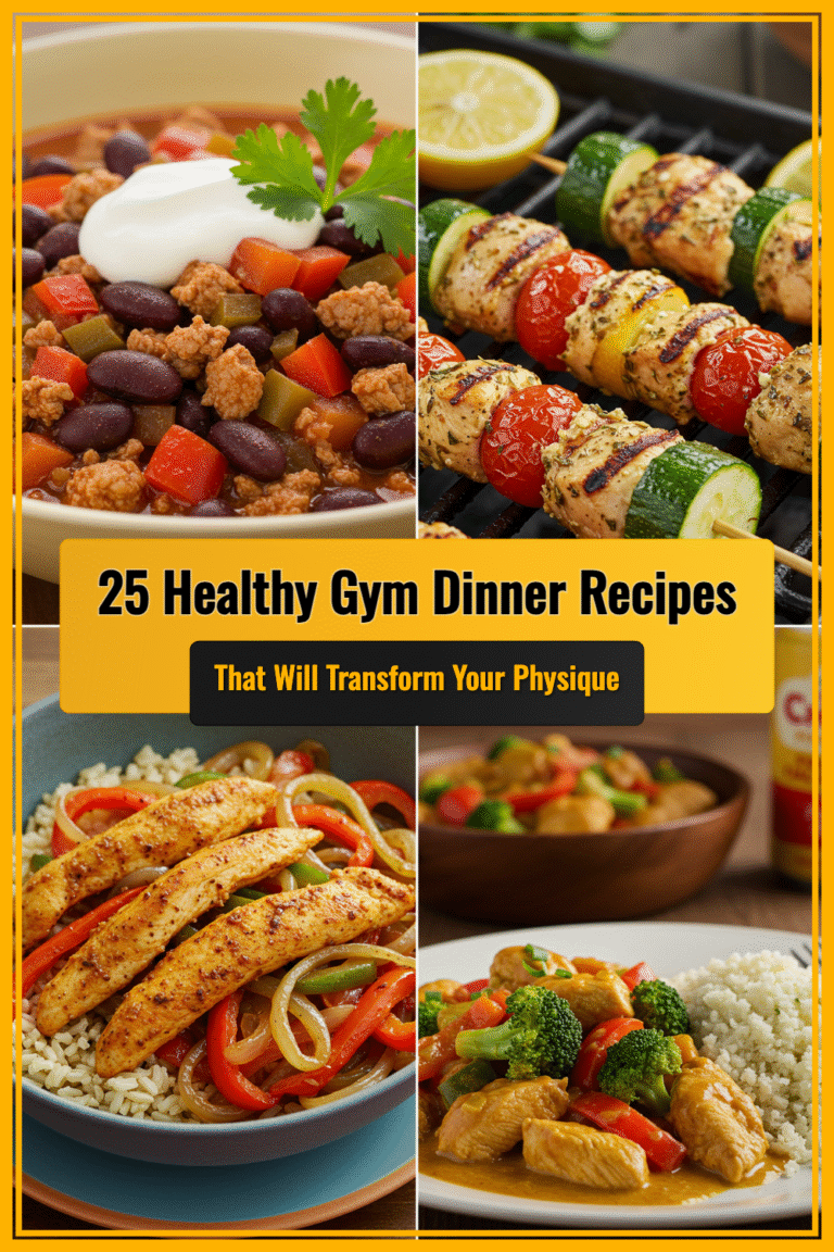 25 Healthy Gym Dinner Recipes That’ll Transform Your Physique